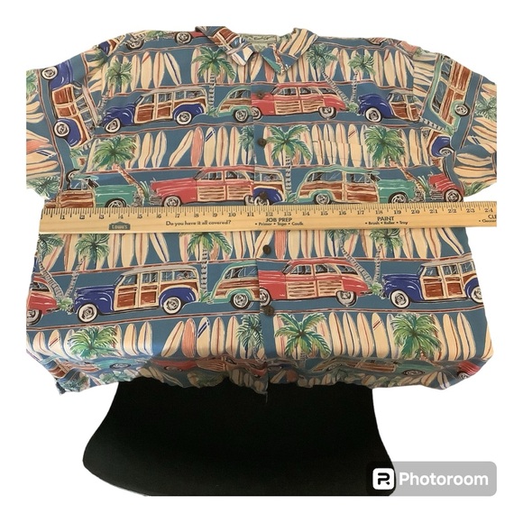 Beck Sport Hawaiian Shirt Men’s Large Button Up Surfboard Station wagon Cars - Picture 13 of 16